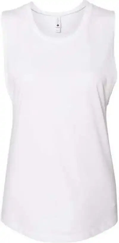 Next Level 5013 Womens Festival Muscle Tank - White