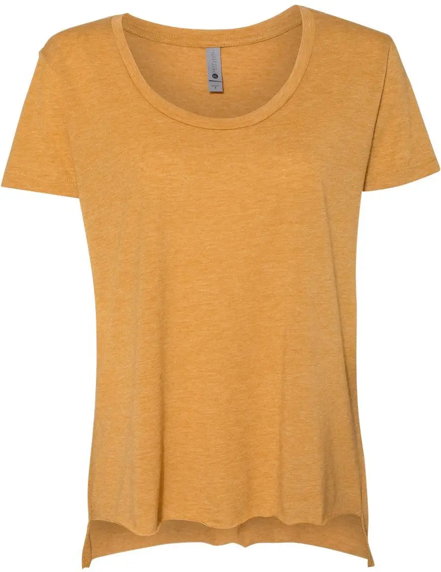 Next Level 5030 Women’s Festival Scoop Neck T-shirt - Antique Gold - Ladies Xs