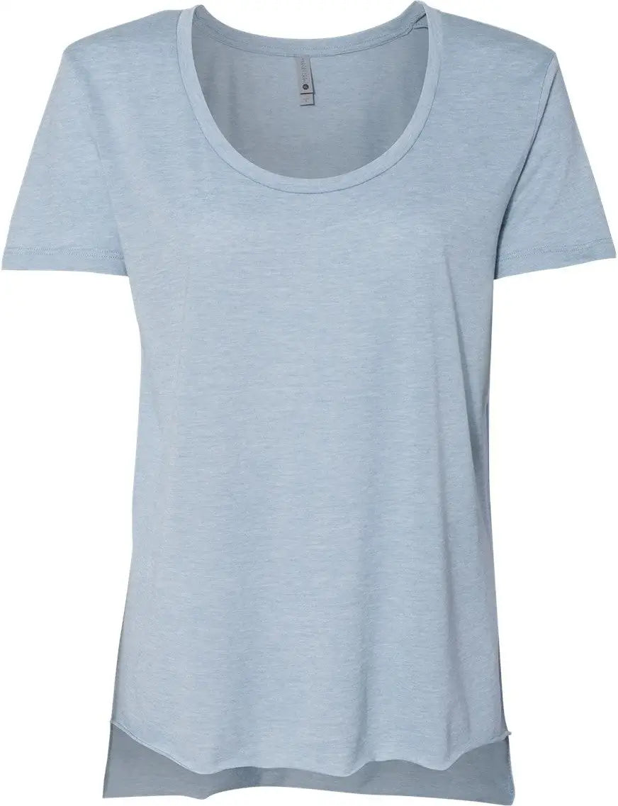 Next Level 5030 Women’s Festival Scoop Neck T-shirt - Stonewash Denim - Gray / Ladies Xs