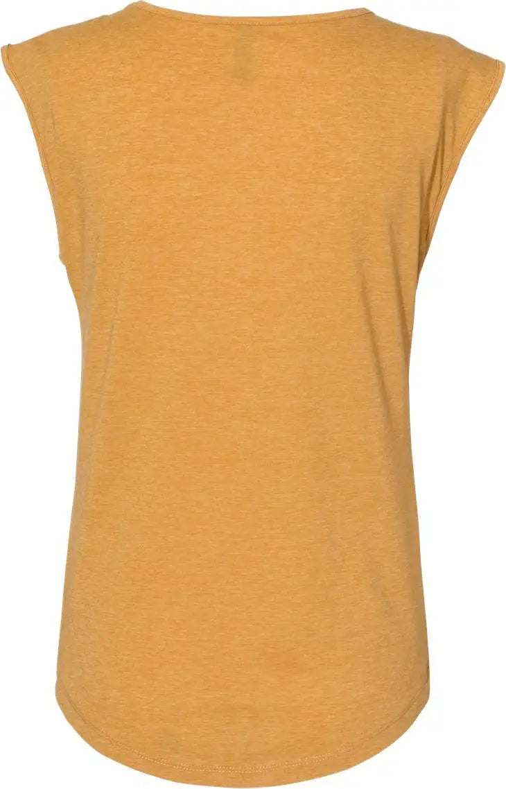 Next Level 5040 Women’s Festival Sleeveless Deep V-neck T-shirt - Antique Gold - Ladies Xs