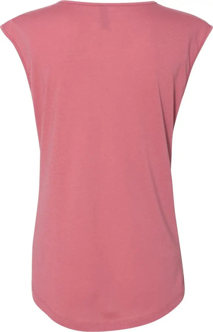 Next Level 5040 Women’s Festival Sleeveless Deep V-neck T-shirt - Smoked Paprika - Ladies Xs