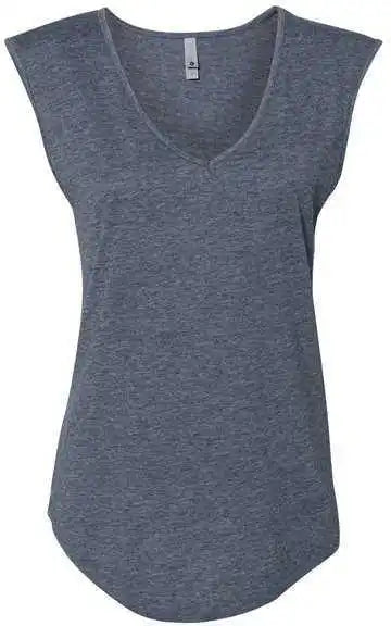 Next Level 5040 Women’s Festival Sleeveless v Antique Denim