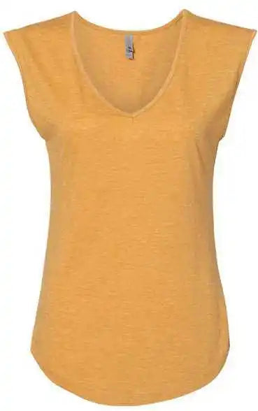 Next Level 5040 Women’s Festival Sleeveless v - Antique Gold