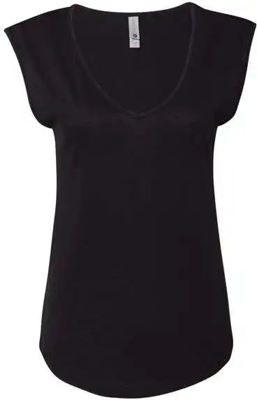 Next Level 5040 Women’s Festival Sleeveless v - Black