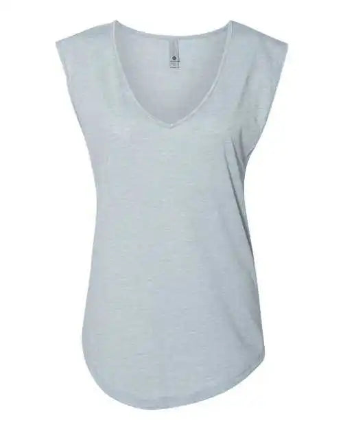 Next Level 5040 Women’s Festival Sleeveless v - Stonewash Denim