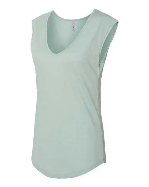 Next Level 5040 Women’s Festival Sleeveless v - Stonewash Green