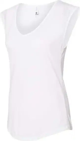 Next Level 5040 Women’s Festival Sleeveless v - White