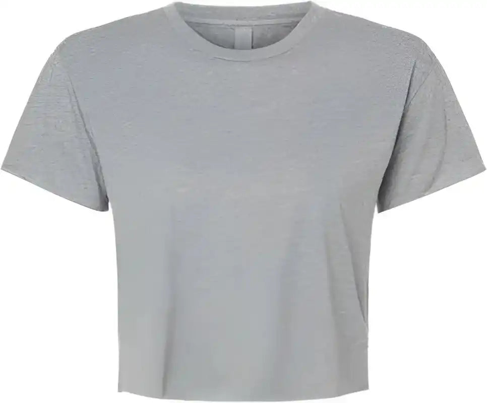 Next Level 5080 Women’s Festival Crop Top Heather Gray