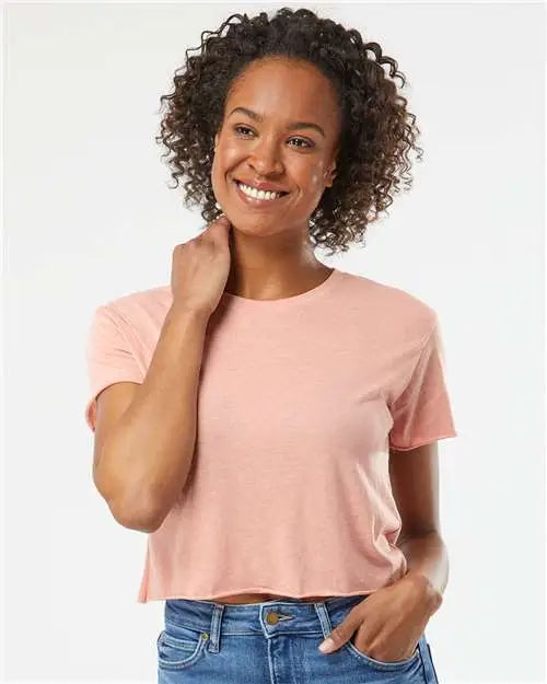 Next Level 5080 Women’s Festival Cropped Top - Desert Pink