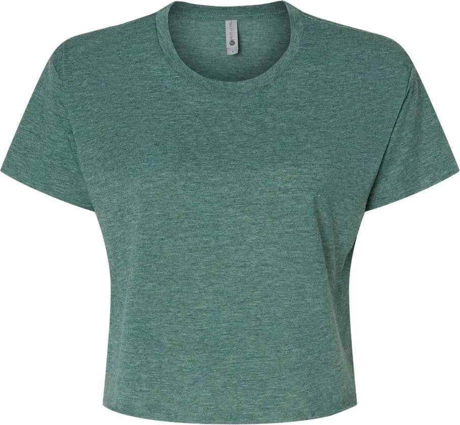 Next Level 5080 Women’s Festival Cropped Top - Royal Pine - Ladies Xs