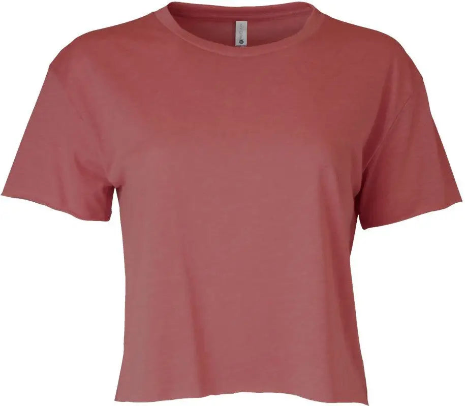 Next Level 5080 Women’s Festival Cropped Top - Smoked Paprika - Ladies Xs