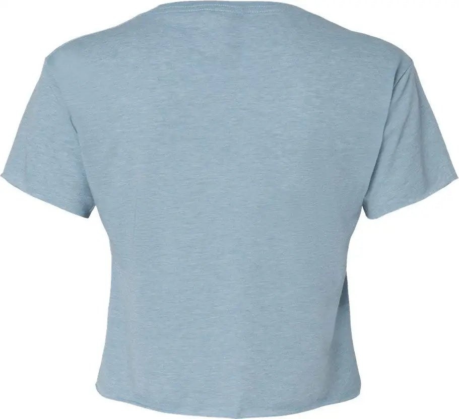 Next Level 5080 Women’s Festival Cropped Top - Stonewash Denim - Ladies Xs