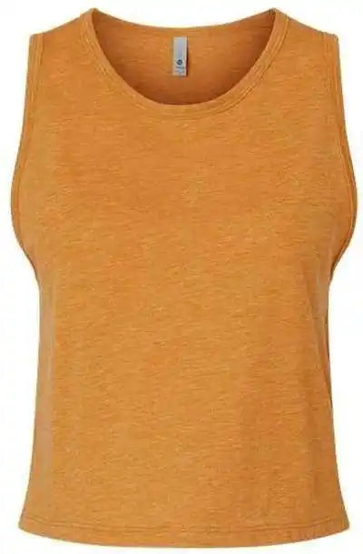 Next Level 5083 Women’s Festival Crop Tank - Antique Gold