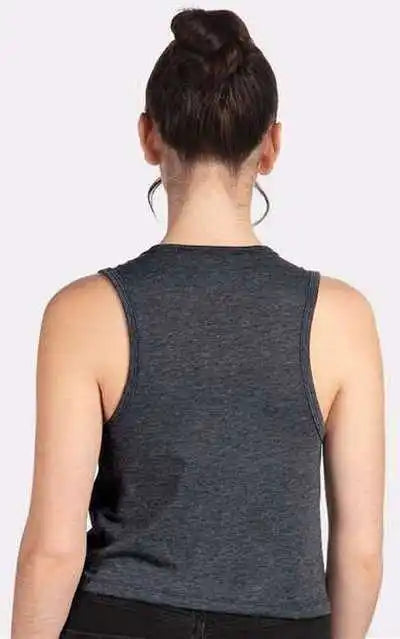 Next Level 5083 Women’s Festival Crop Tank Charcoal