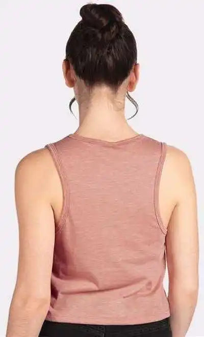 Next Level 5083 Women’s Festival Crop Tank - Desert Pink