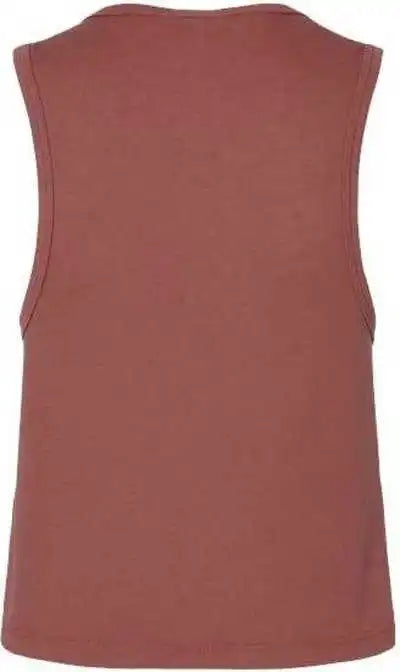 Next Level 5083 Women’s Festival Crop Tank - Smoked Paprika