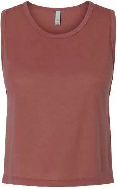 Next Level 5083 Women’s Festival Crop Tank - Smoked Paprika