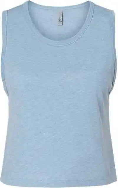 Next Level 5083 Women’s Festival Crop Tank - Stonewash Denim