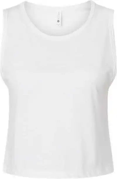 Next Level 5083 Women’s Festival Crop Tank White