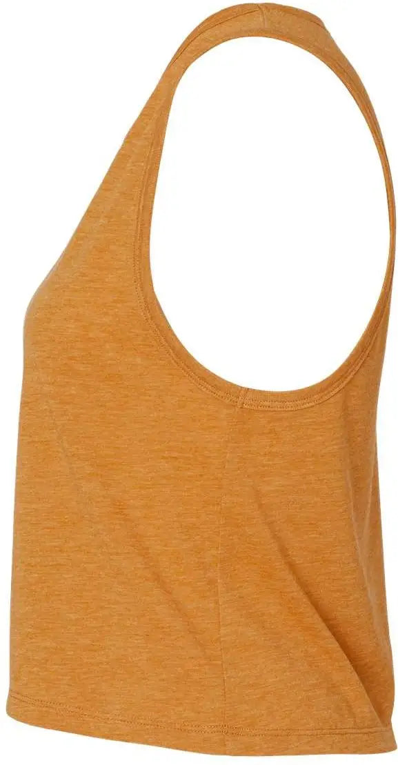 Next Level 5083 Women’s Festival Cropped Tank - Antique Gold