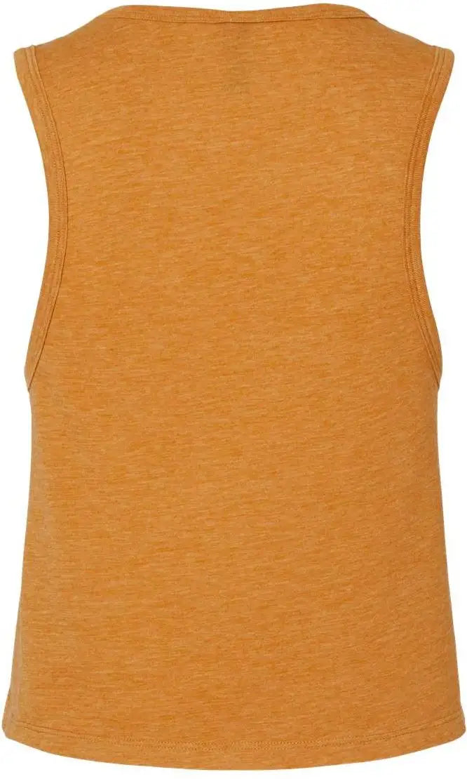 Next Level 5083 Women’s Festival Cropped Tank - Antique Gold
