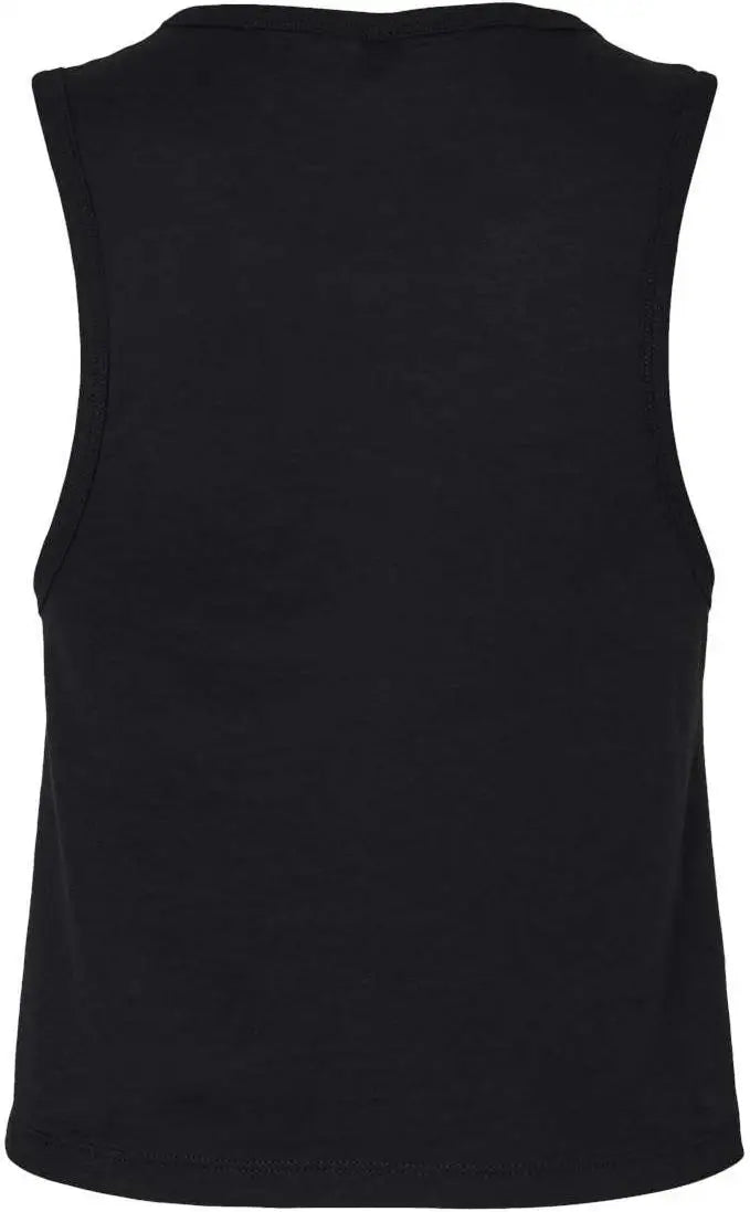 Next Level 5083 Women’s Festival Cropped Tank - Black