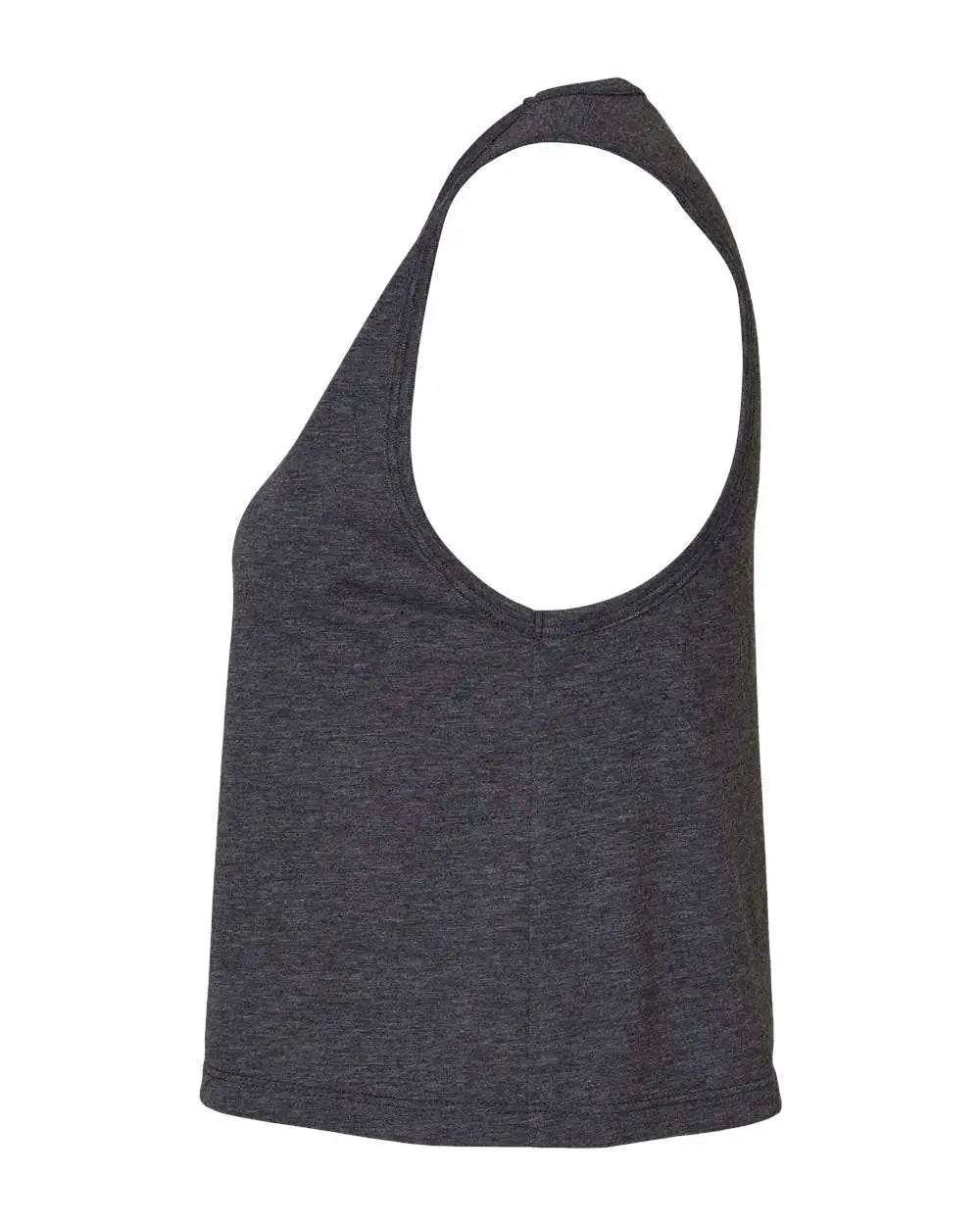 Next Level 5083 Women’s Festival Cropped Tank - Charcoal