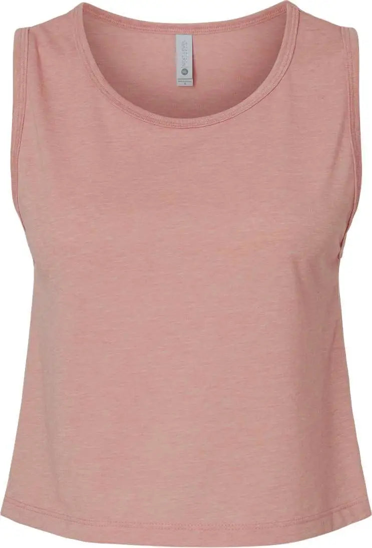 Next Level 5083 Women’s Festival Cropped Tank - Desert Pink