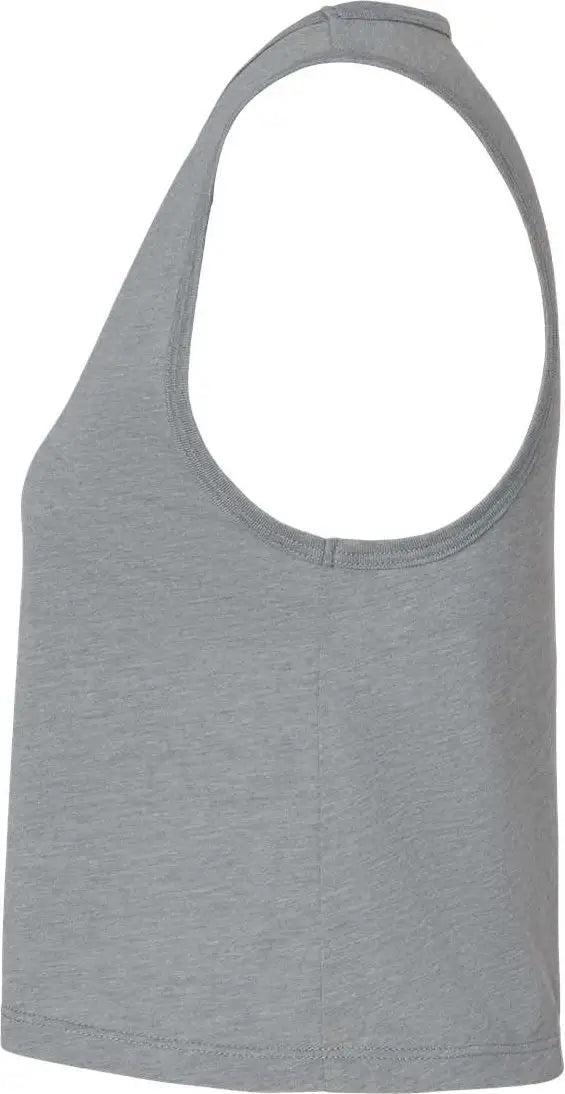 Next Level 5083 Women’s Festival Cropped Tank - Heather Gray