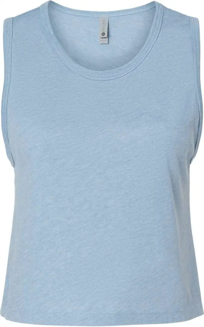 Next Level 5083 Women’s Festival Cropped Tank - Stonewash Denim