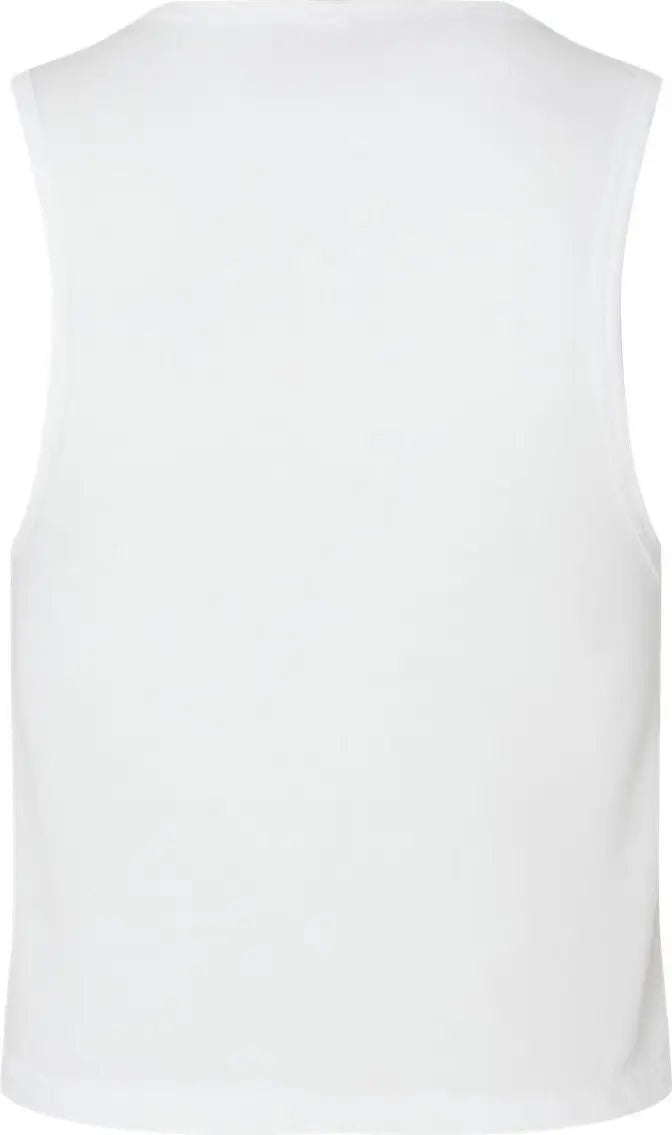 Next Level 5083 Women’s Festival Cropped Tank - White - Ladies Xs