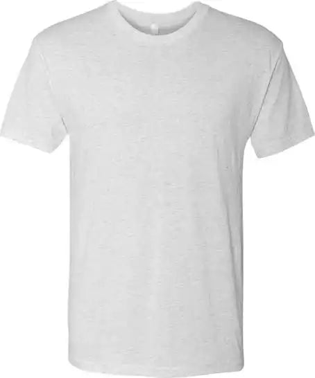 Next Level 6010 Triblend Short Sleeve Crew Heather White