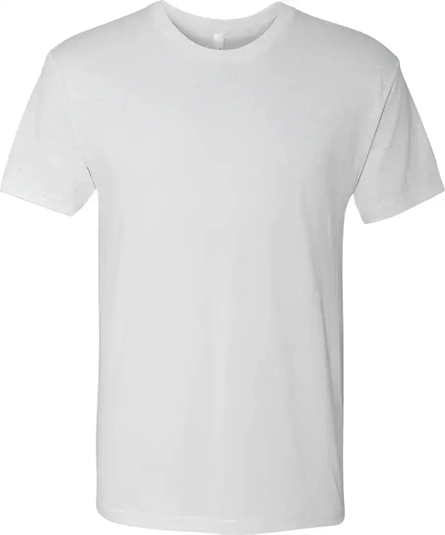 Next Level 6010 Triblend Short Sleeve Crew Heather White