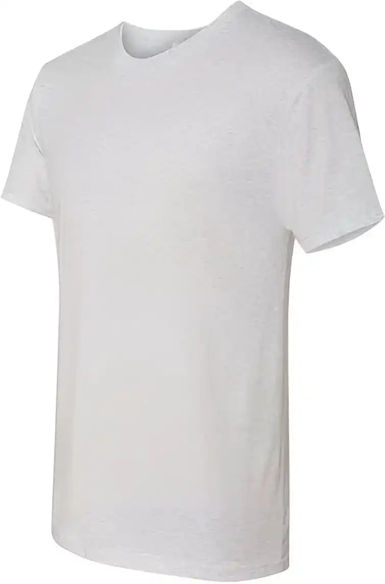 Next Level 6010 Triblend Short Sleeve Crew Heather White