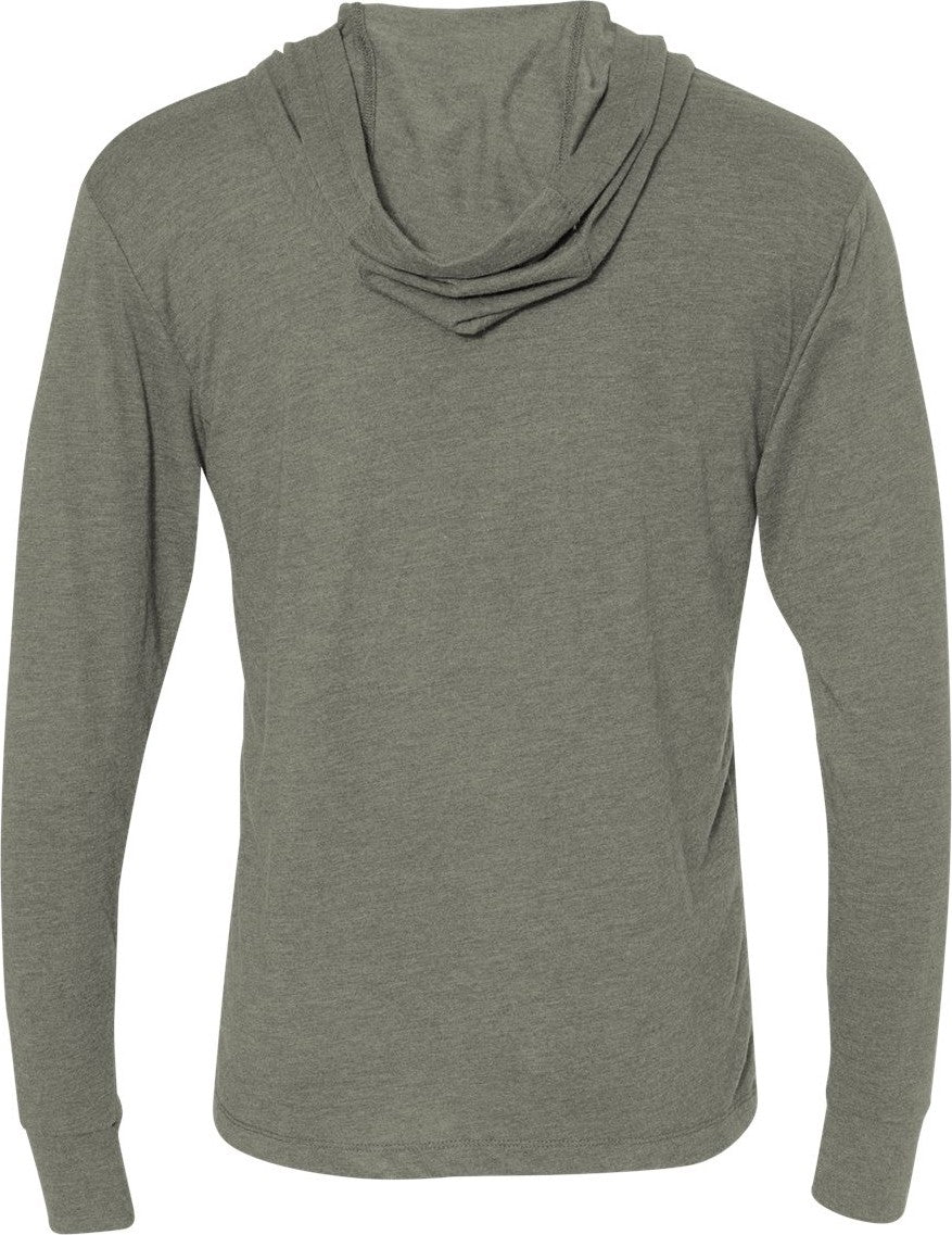 Next Level 6021 Triblend Hooded Long Sleeve Pullover - Venetian Gray