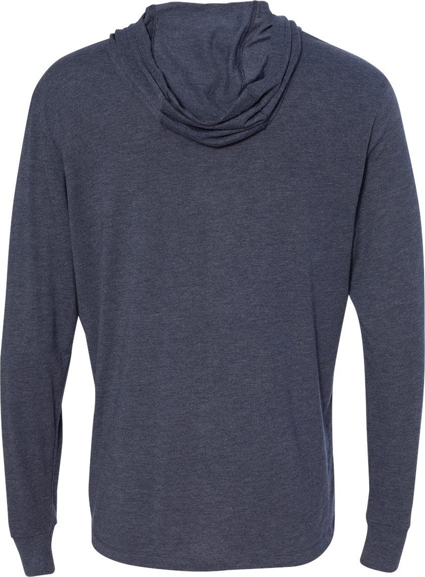 Next Level 6021 Triblend Hooded Long Sleeve Pullover - Vintage Navy - Adult Xs