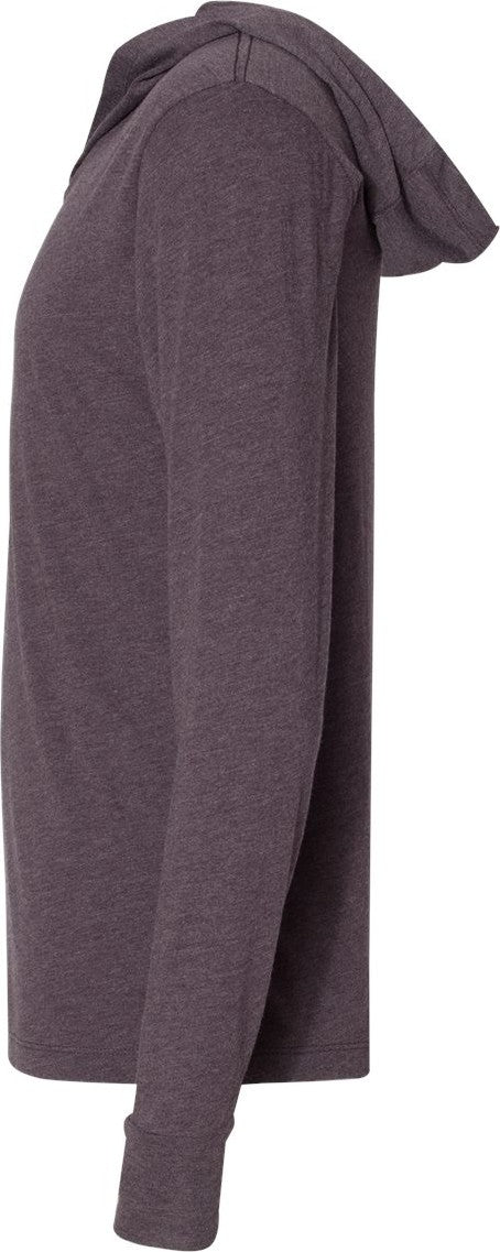 Next Level 6021 Triblend Hooded Long Sleeve Pullover - Vintage Purple