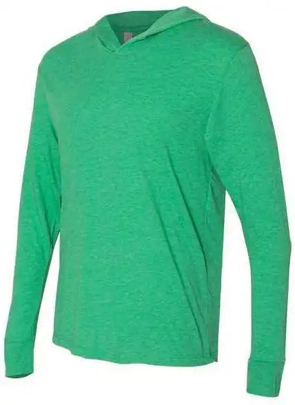 Next Level 6021 Unisex Triblend Hooded Long Sleeve Pullover - Envy
