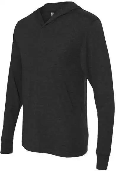 Next Level 6021 Unisex Triblend Hooded Long Sleeve Pullover - Vintage Black