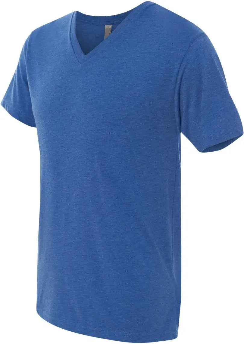 Next Level 6040 Triblend V-neck T-shirt - Vintage Royal - Adult s