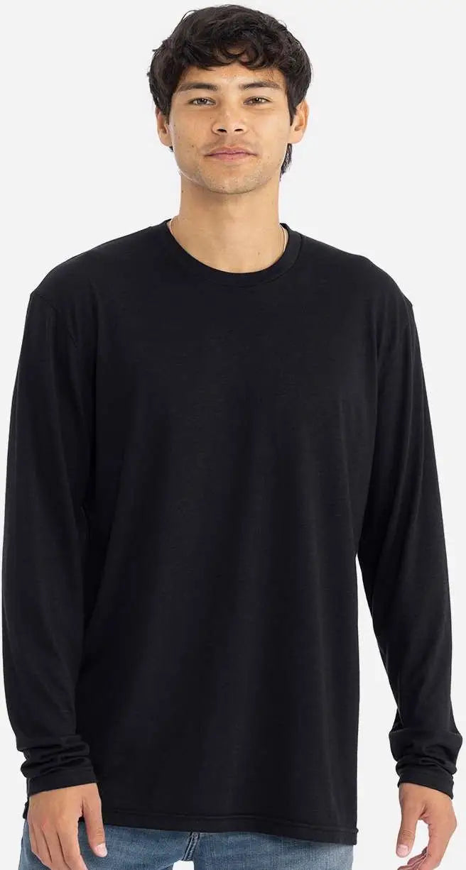Next Level 6071 Tri-blend Long Sleeve T-shirt - Black