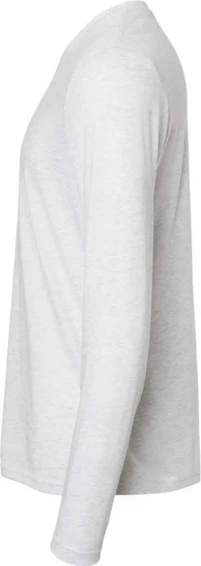 Next Level 6071 Tri-blend Long Sleeve T-shirt - Heather White