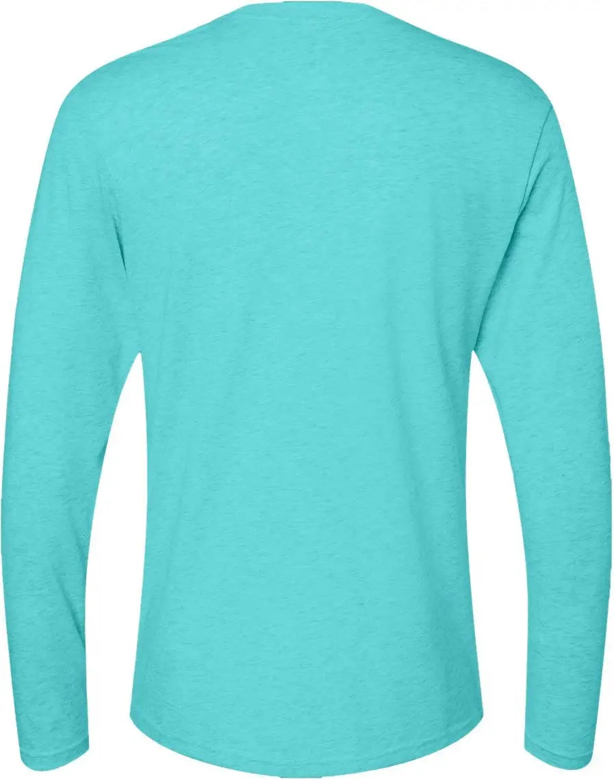 Next Level 6071 Tri-blend Long Sleeve T-shirt - Tahiti Blue