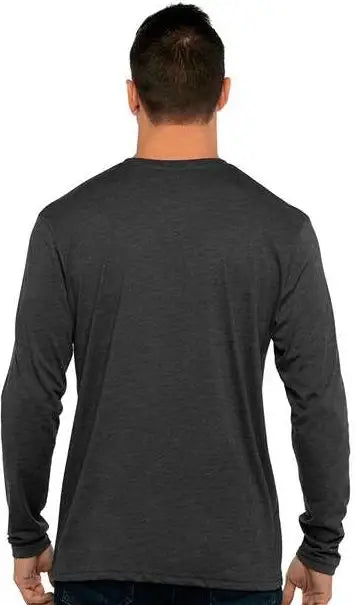 Next Level 6071 Tri-blend Long Sleeve T-shirt - Vintage Black