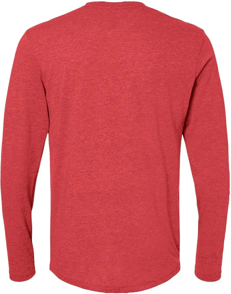 Next Level 6071 Tri-blend Long Sleeve T-shirt - Vintage Red