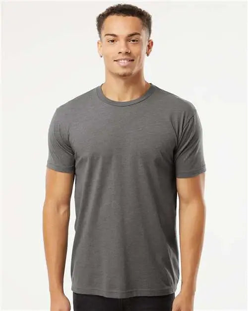 Next Level 6210 Cvc T-shirt - Heather Heavy Metal