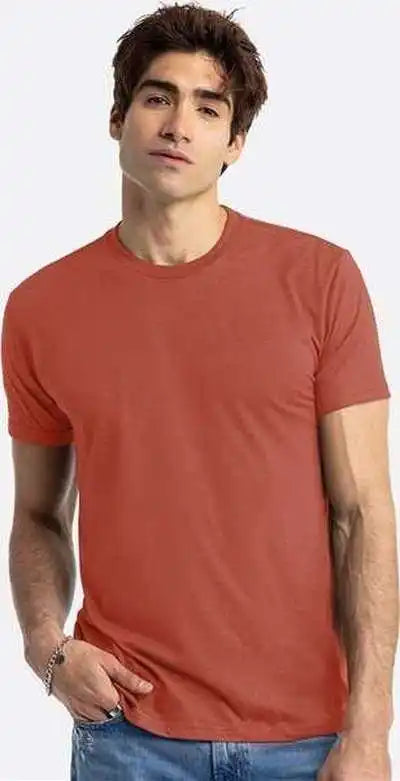 Next Level 6210 Cvc t Shirt Heather Redwood