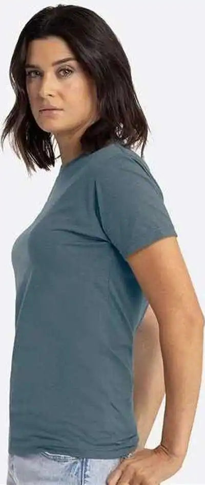 Next Level 6210 Cvc t Shirt Heather Slate Blue