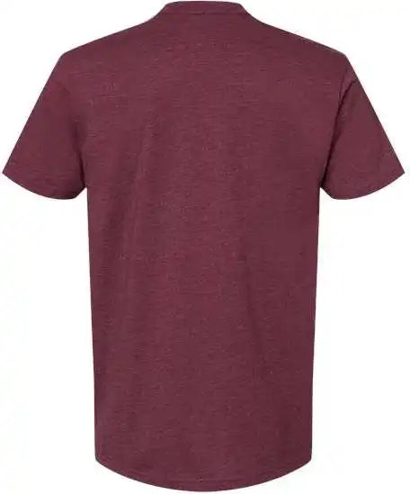 Next Level 6210 Unisex Cvc Short Sleeve Crew Heather Maroon