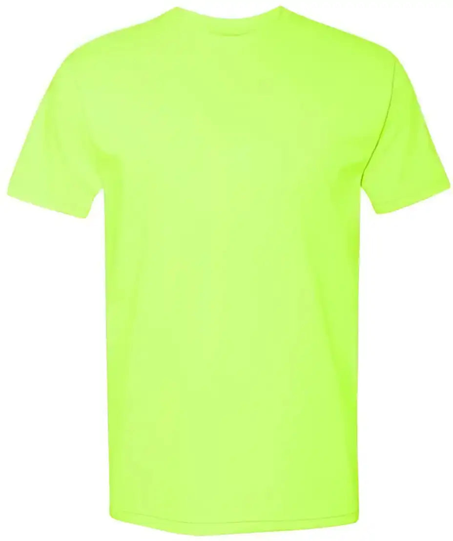Next Level 6210 Unisex Cvc Short Sleeve Crew Neon Yellow